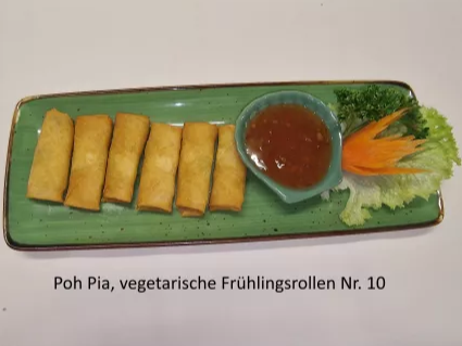 Pho Pia, vegetarische Frühlingsrollen, Nr. 10
